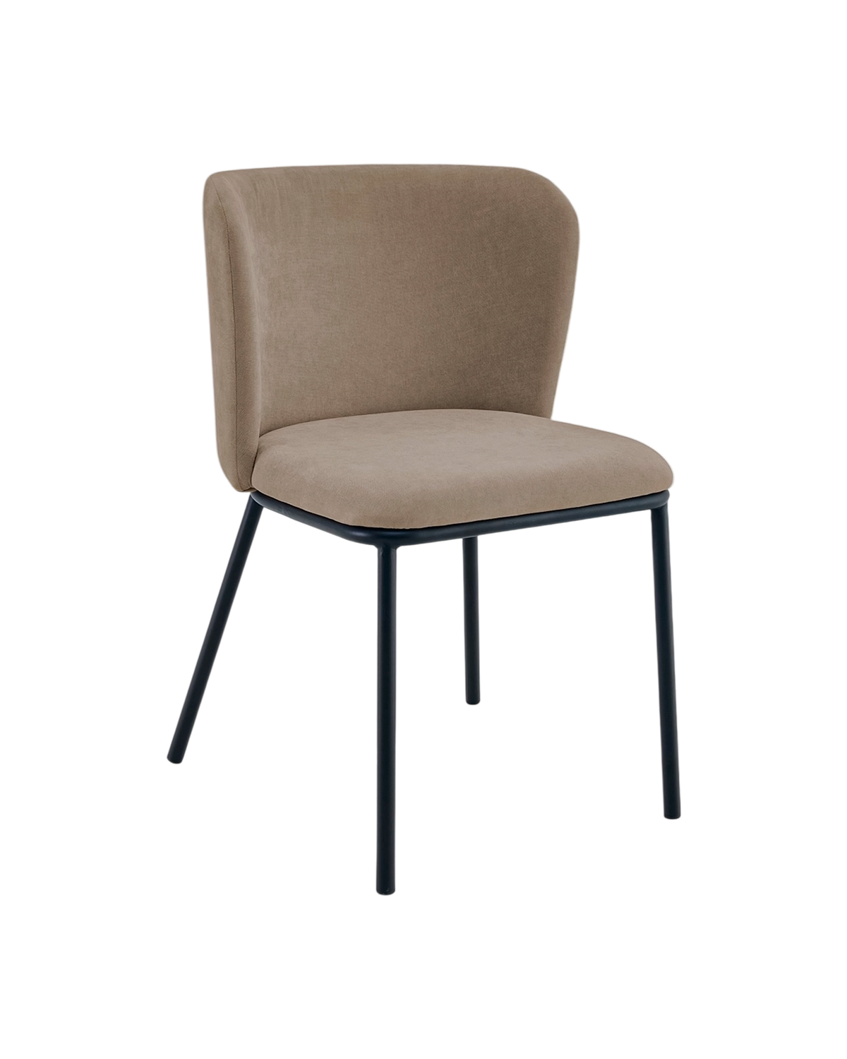 Conjunto de 2 cadeiras de sala de jantar estofadas Glenna