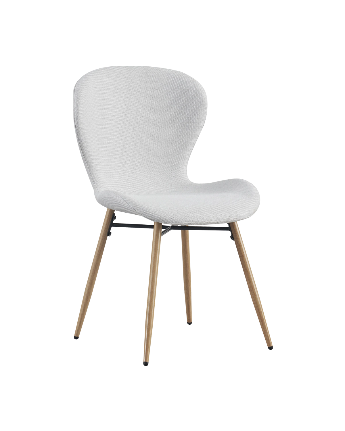 Conjunto de 4 cadeiras de sala de jantar estofadas Helene