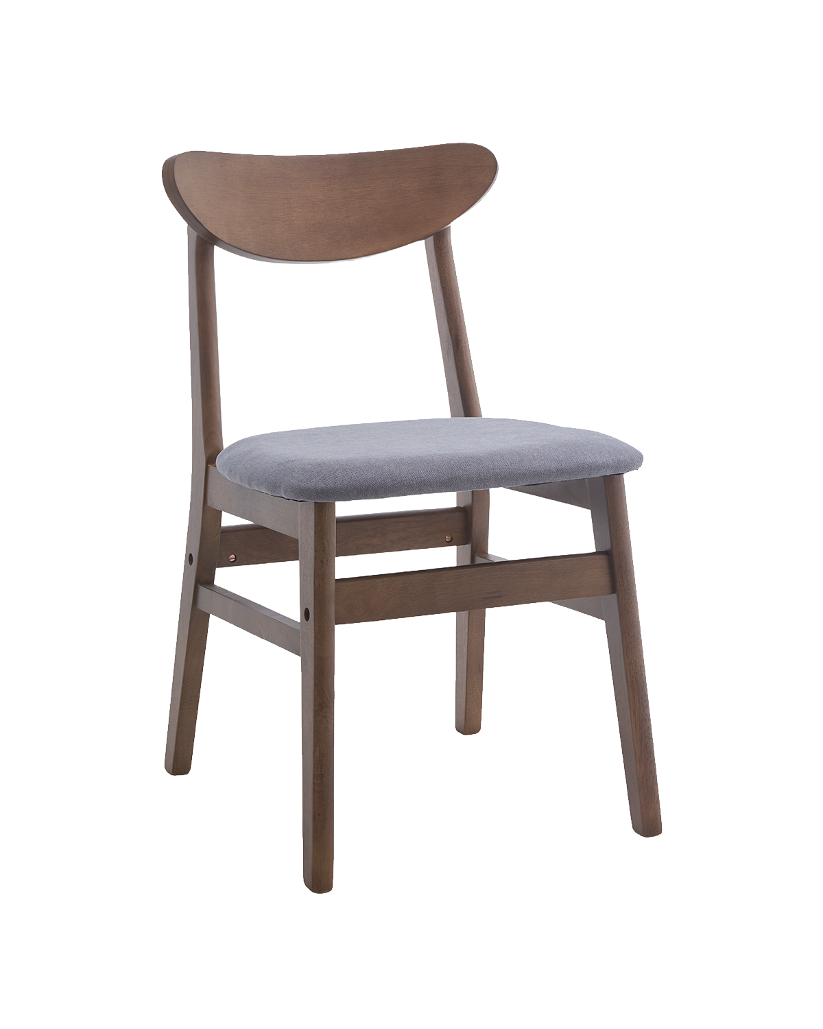 Conjunto de 2 cadeiras de sala de jantar em madeira Tanya