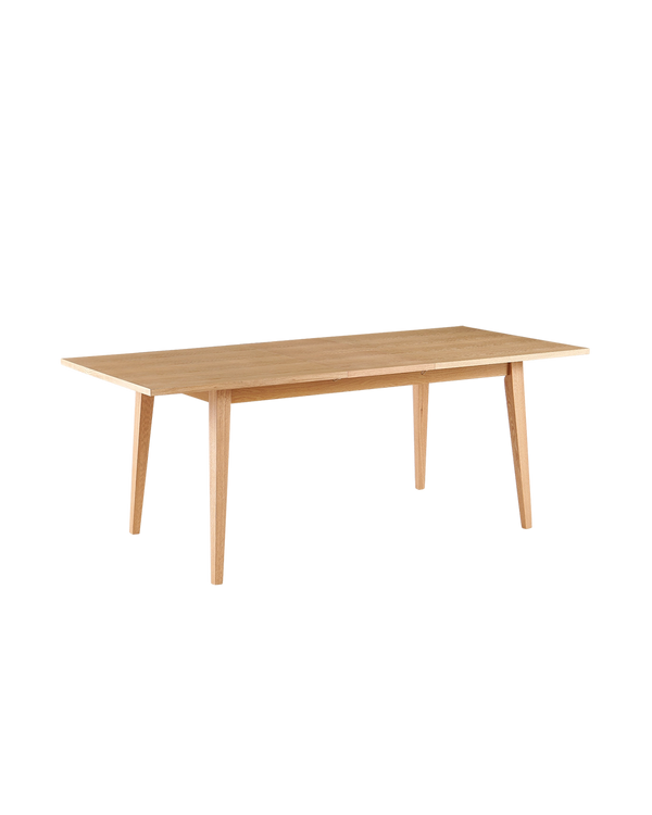 Mesa de refeições retangular extensível Ebony