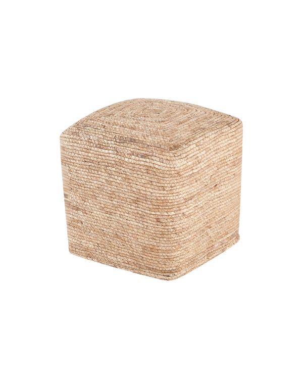 Puff em rotim natural Suzzette