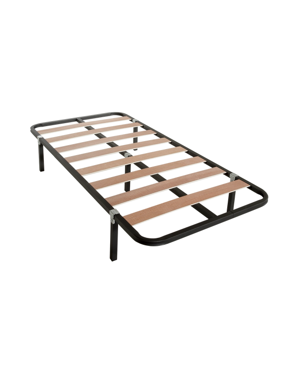 Pack Estrado de Lâminas Largas Kerry com Colchão Viscoelástico Nova Plus 90 x 190 cm