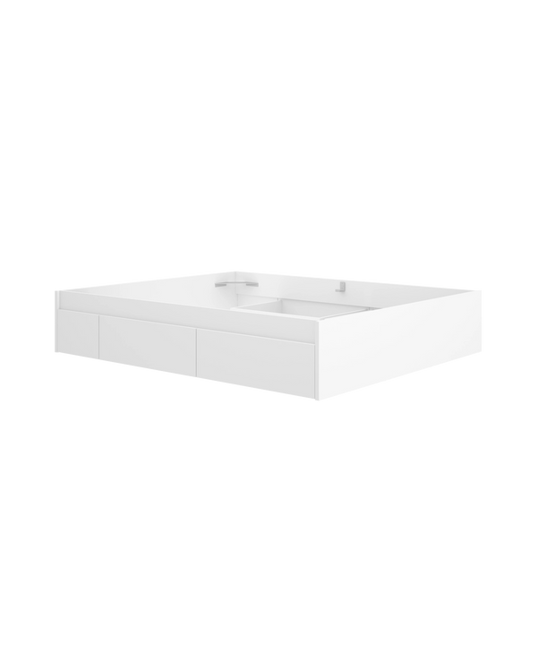 Cama de casal com gavetas Alice