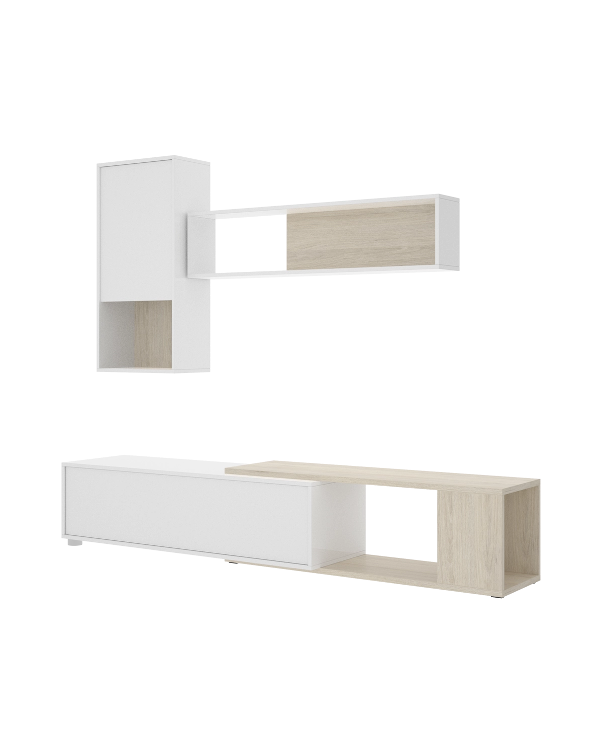 Conjunto de sala e sala de jantar de três peças Obi