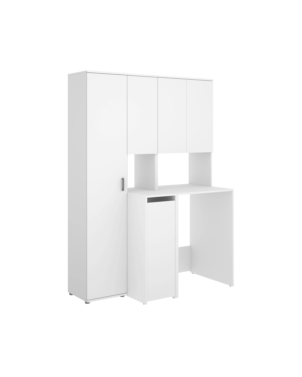Armario para lavadora con modulo alto y columna multiusos Fit