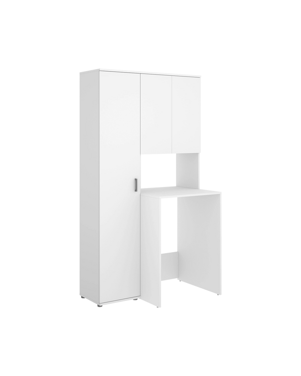 Armario para lavadora con modulo alto y columna auxiliar Fit