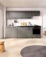 Cozinha modular Kirsten com módulo de forno