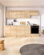 Cozinha modular Kirsten com módulo de forno