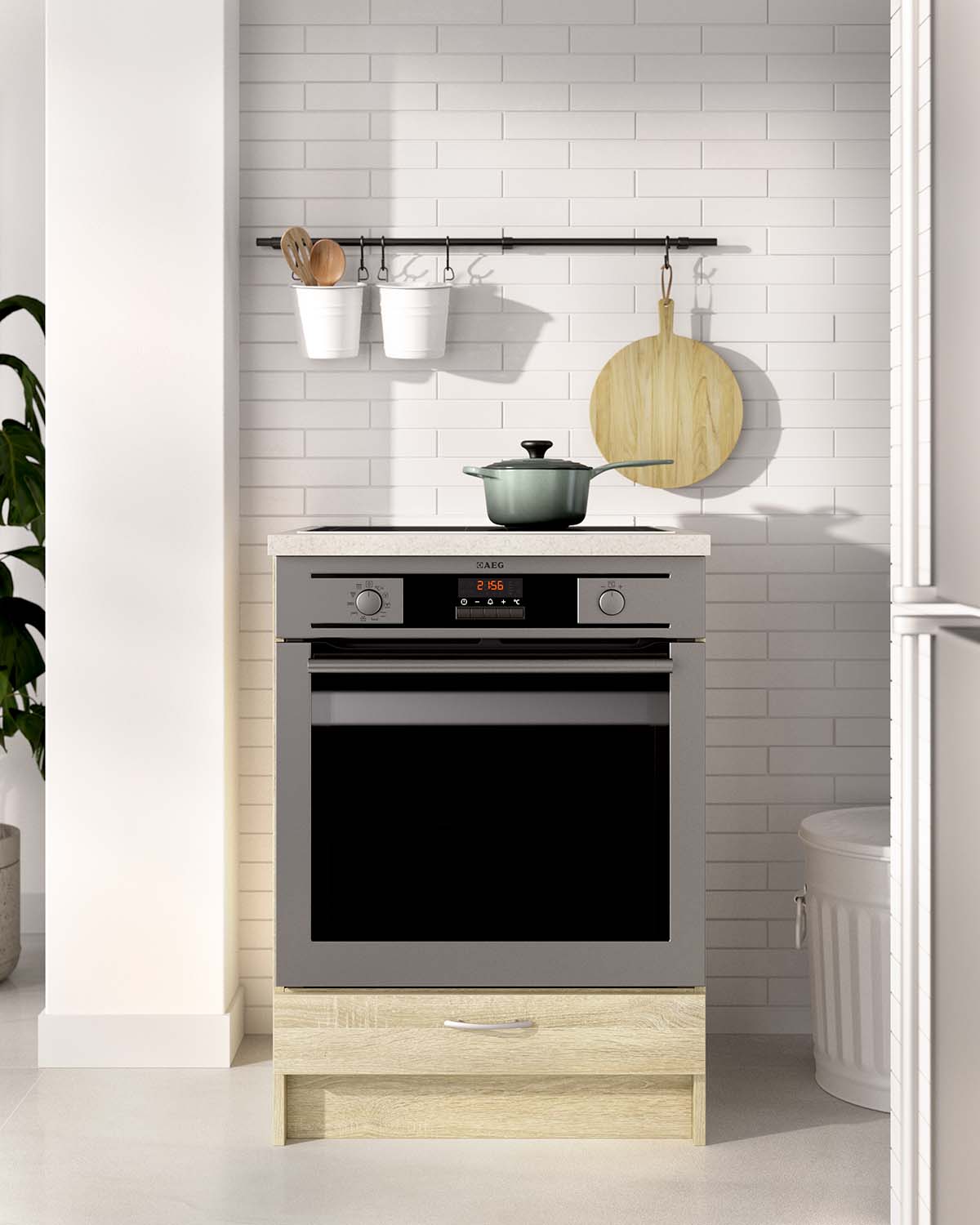 Módulo de cozinha para forno Kirsten