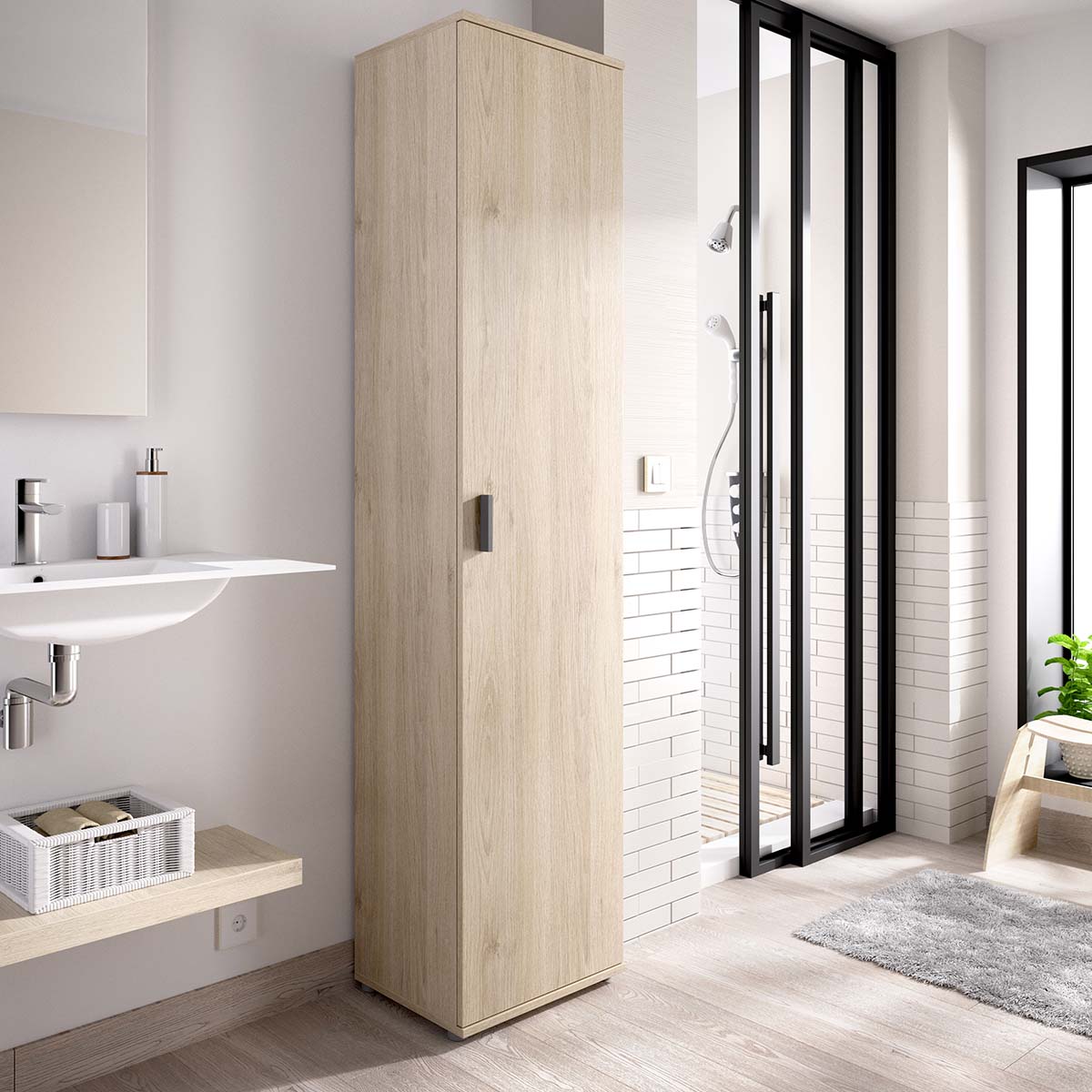Armário multiusos de porta de batente Fit