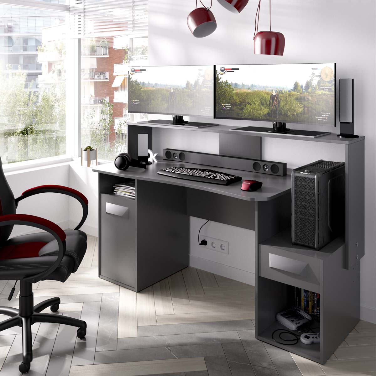 Secretária gaming Fosk