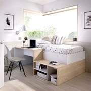 Cama individual com secretária Kric
