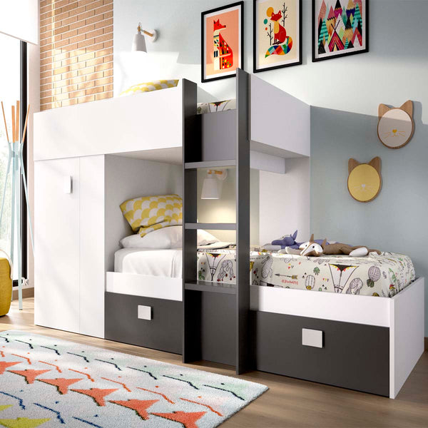 Cama beliche reversível Groe