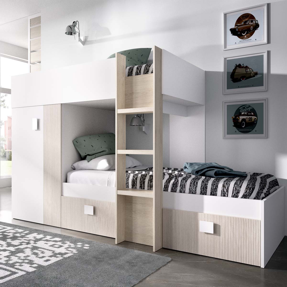 Cama beliche reversível Groe