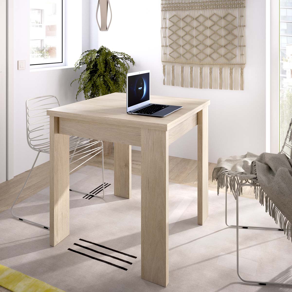 Mesa de jantar/apoio extensível Bok