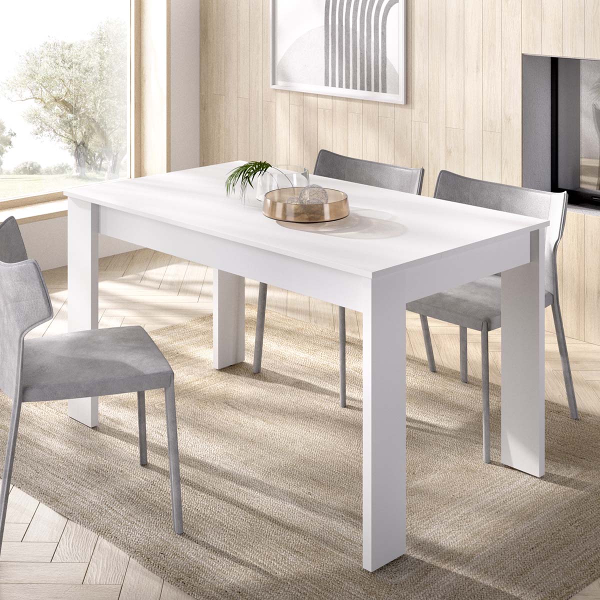 Mesa de jantar retangular Sami