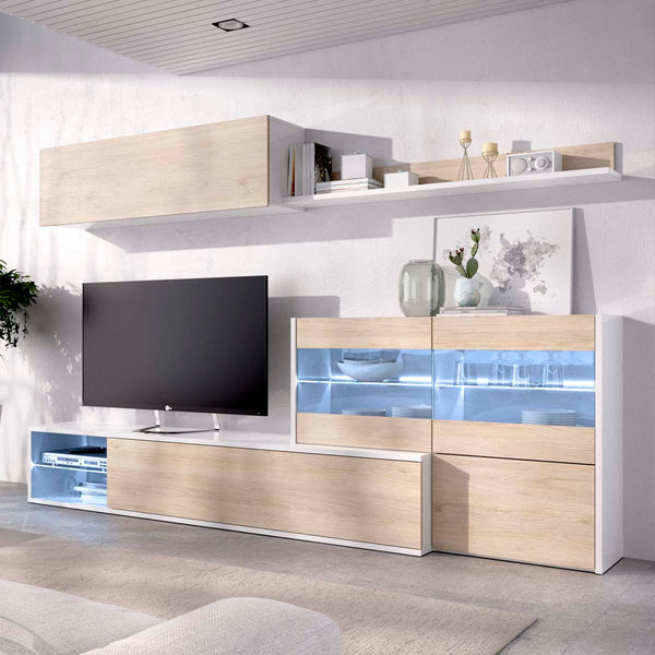 Móvel de sala com luz Uma