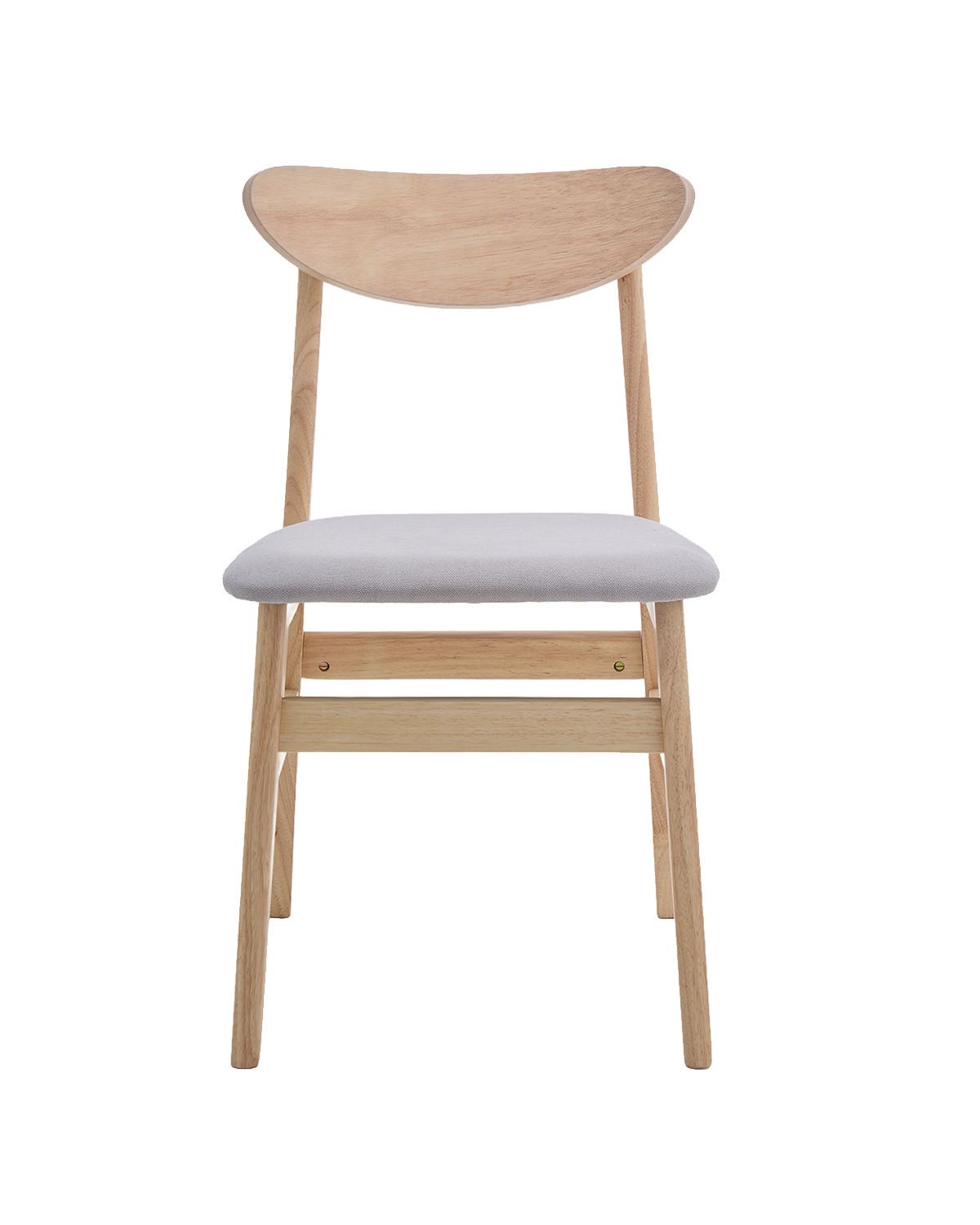 Conjunto de 2 cadeiras de sala de jantar em madeira Tanya