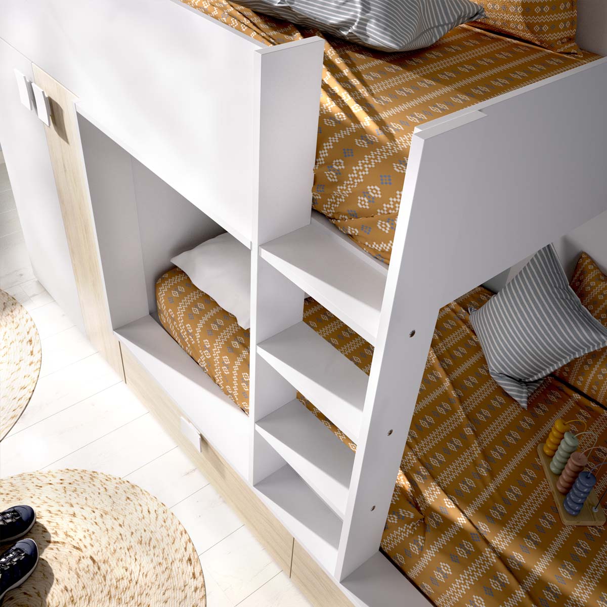 Cama tipo beliche de comboio Matt