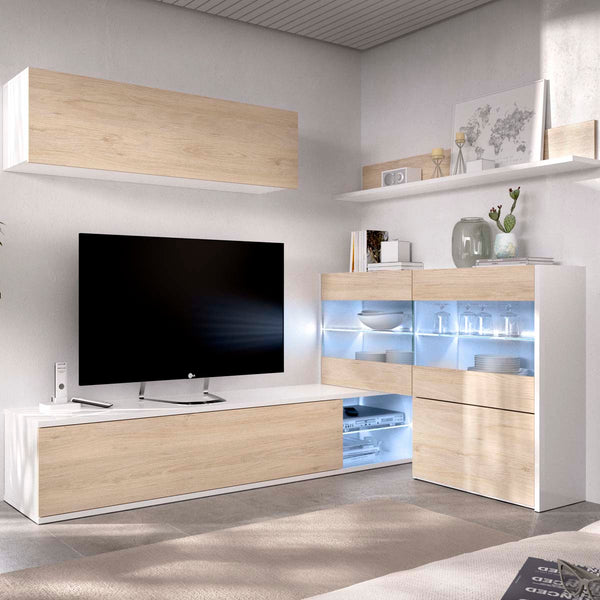 Móvel de sala com luz Uma