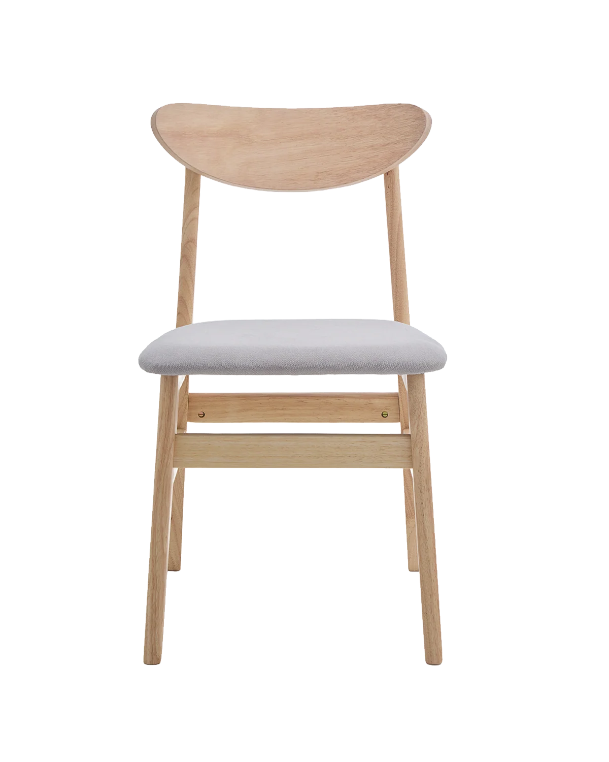 Conjunto de 2 cadeiras de sala de jantar em madeira Tanya