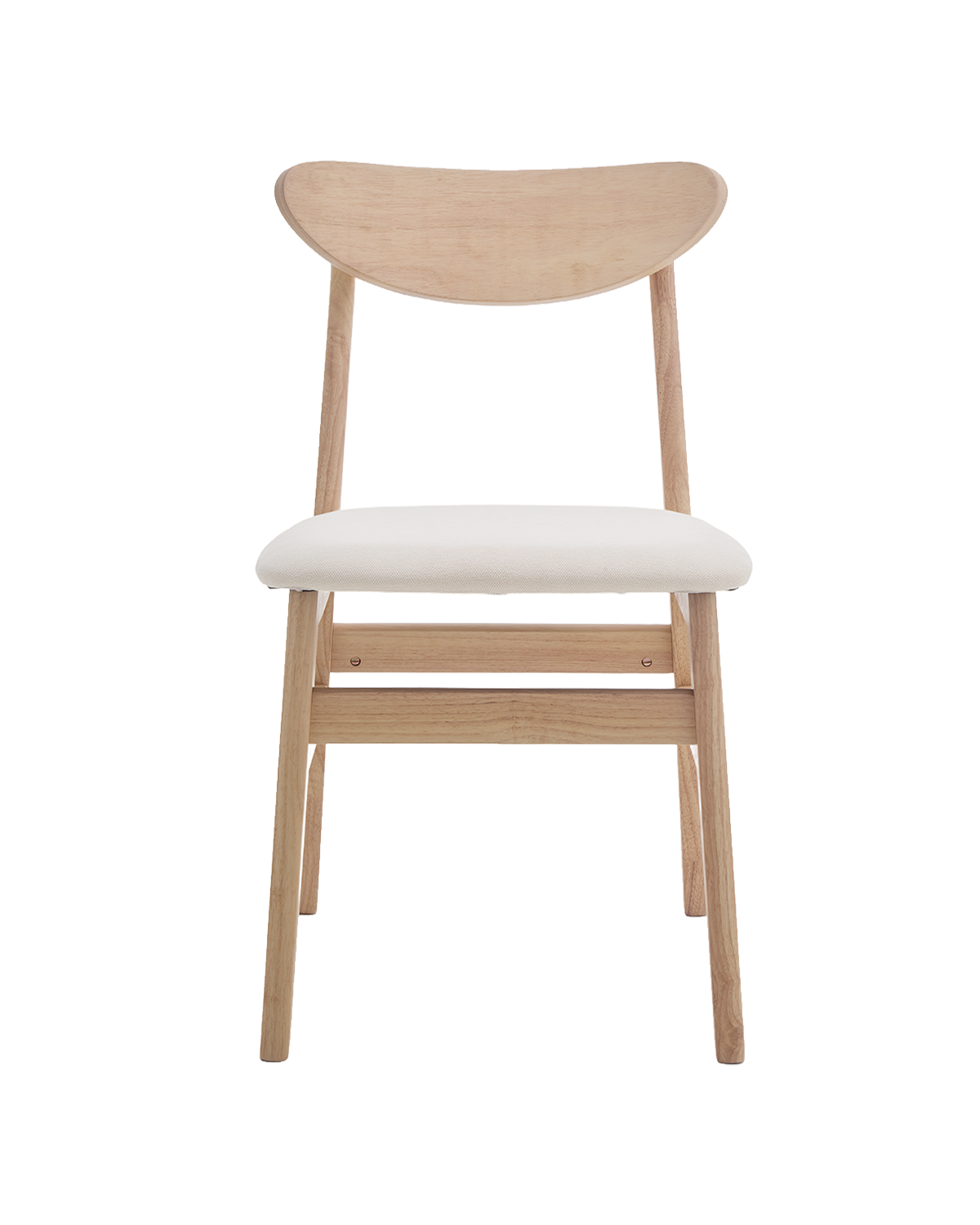 Conjunto de 2 cadeiras de sala de jantar em madeira Tanya