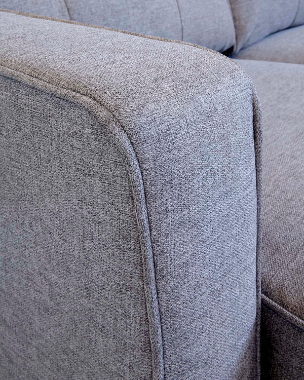 Sofá com chaise longue reversível Karla