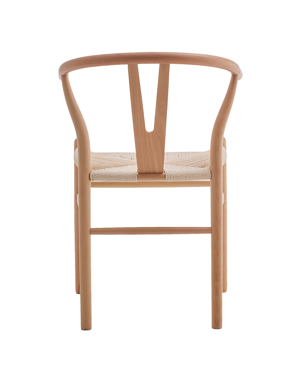 Conjunto de 2 cadeiras de sala de jantar em madeira Lina