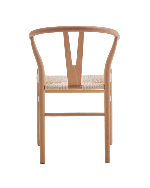 Conjunto de 2 cadeiras de sala de jantar em madeira Lina