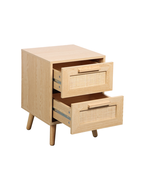 Mesa de cabeceira em rotim Clare