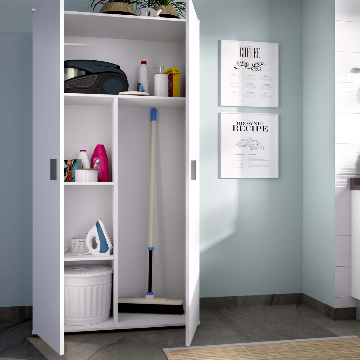 Armário multiusos de portas de batente Fit