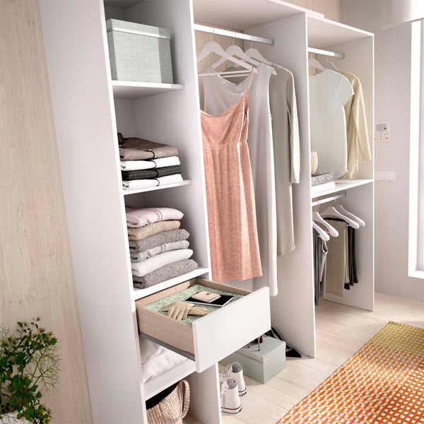 Armário closet ajustável com dupla montagem Suit
