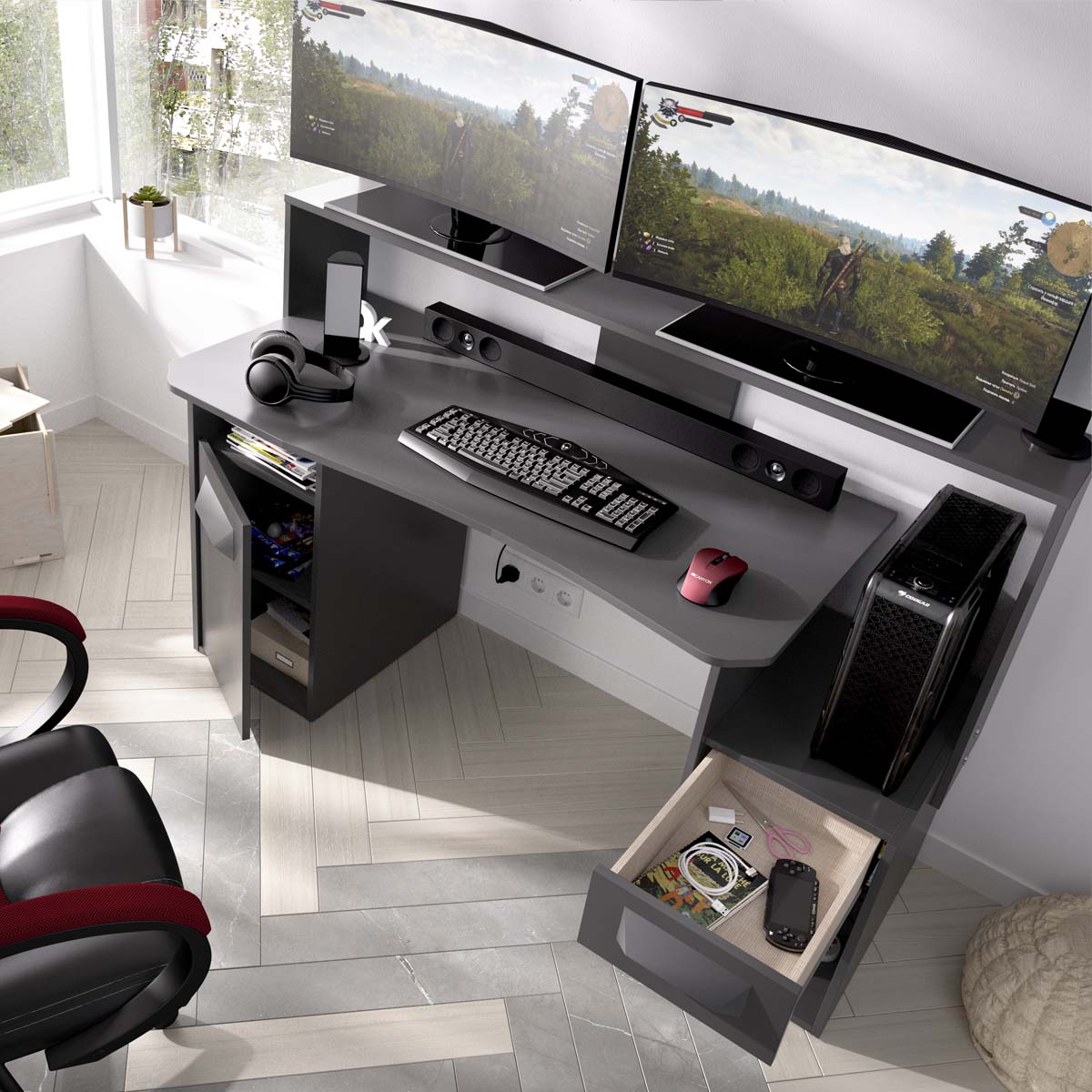 Secretária gaming Fosk
