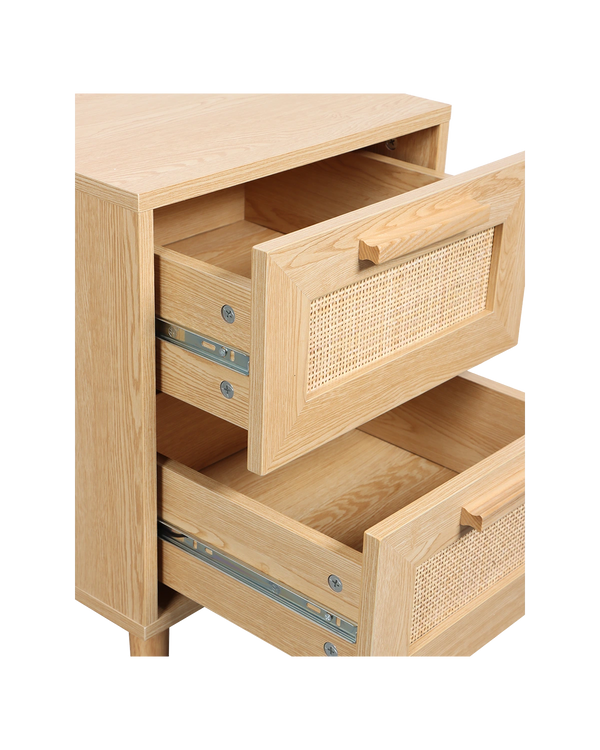 Mesa de cabeceira em rotim Clare