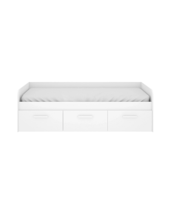 Cama individual com gavetas Mek