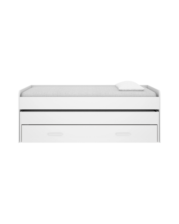 Cama-gavetão com arrumação Pema