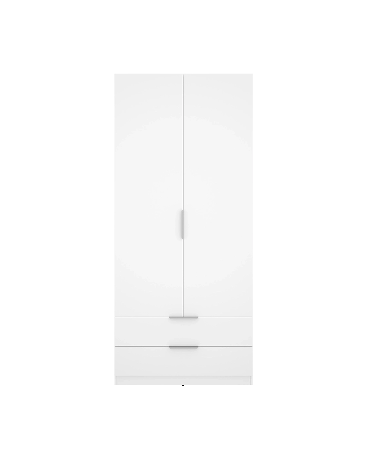 Roupeiro de portas de batente e gavetas Emax