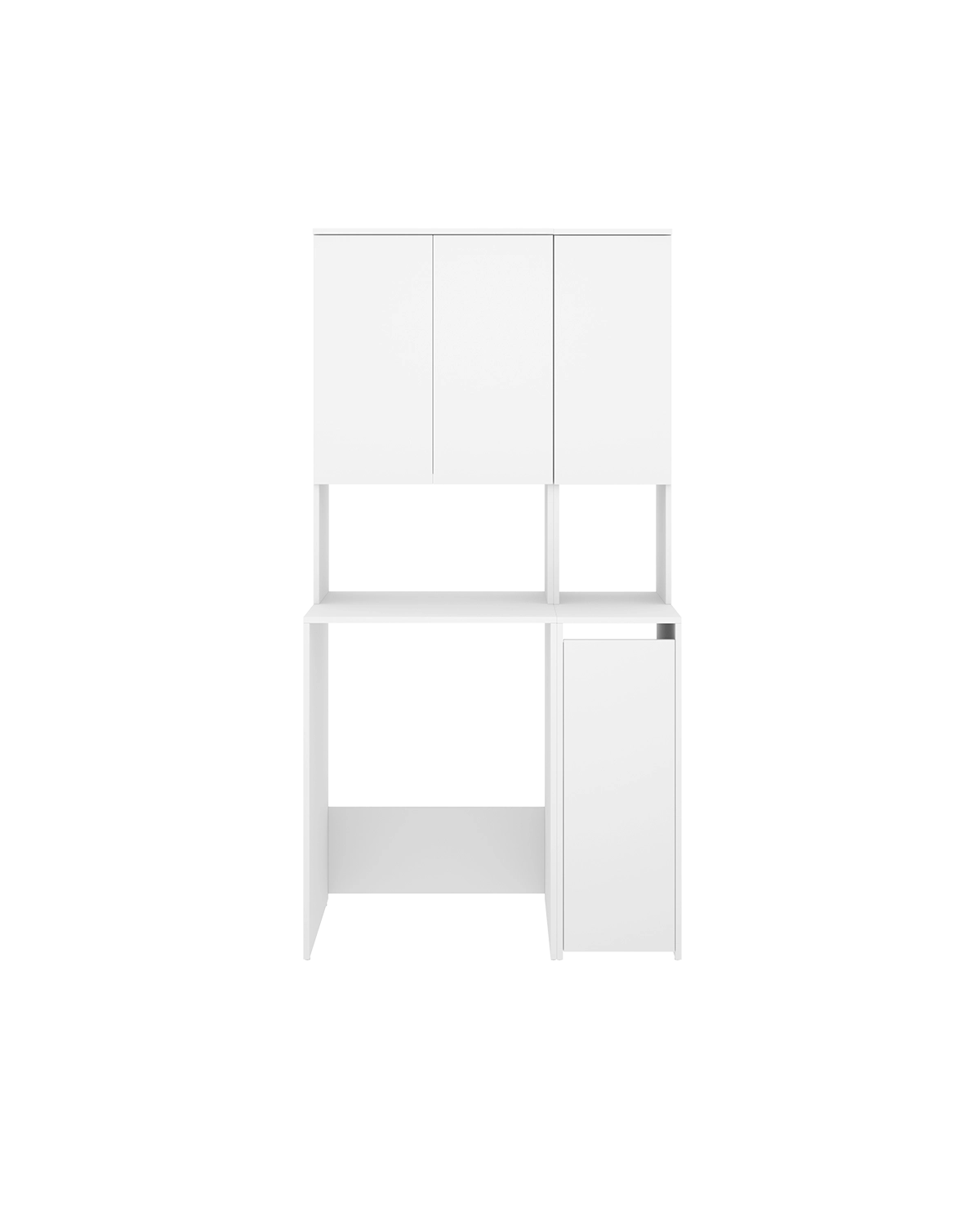 Armario para lavadora con modulo alto y mueble bajo auxiliar Fit