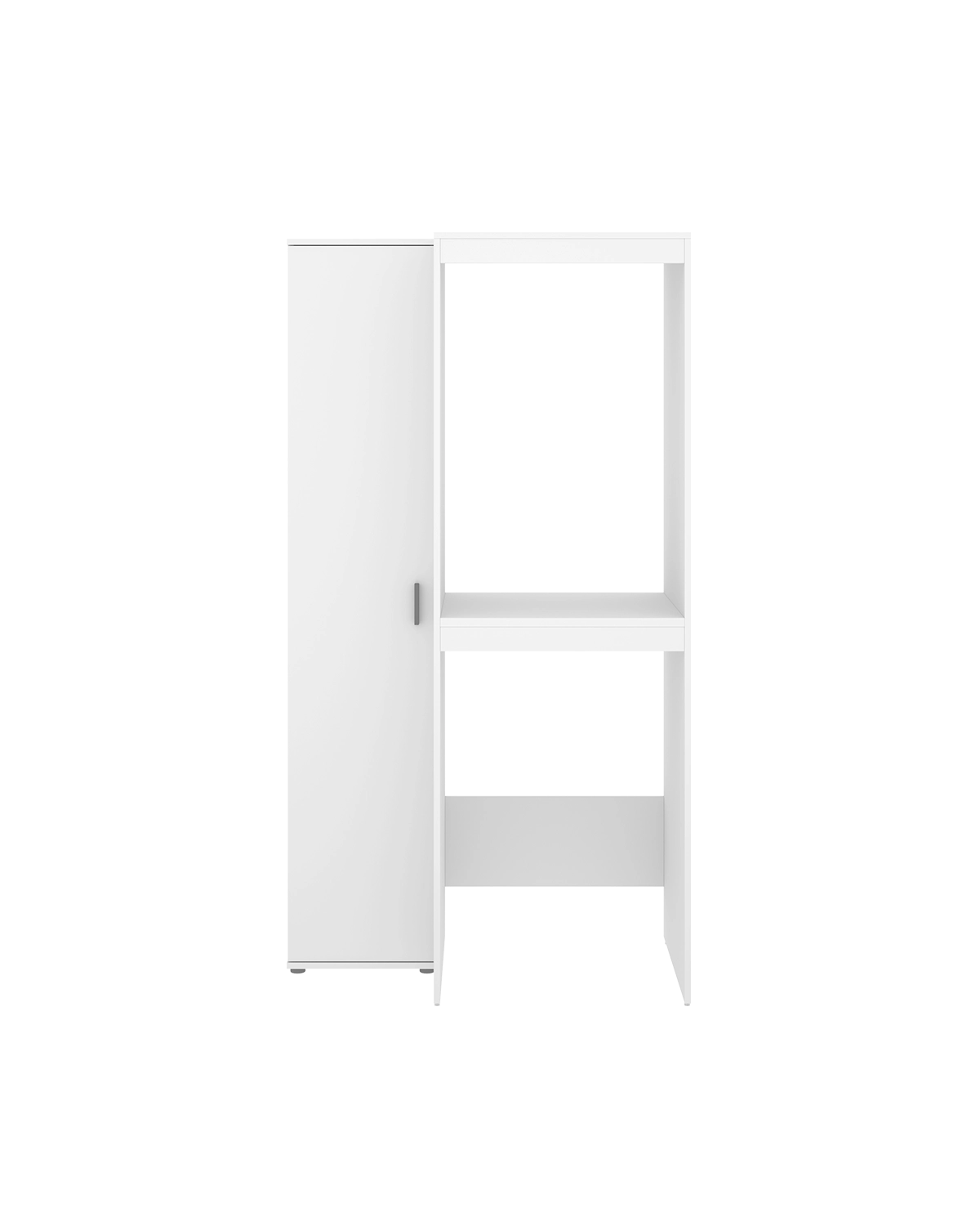 Armario para lavadora secadora con columna auxiliar 1 puerta Fit