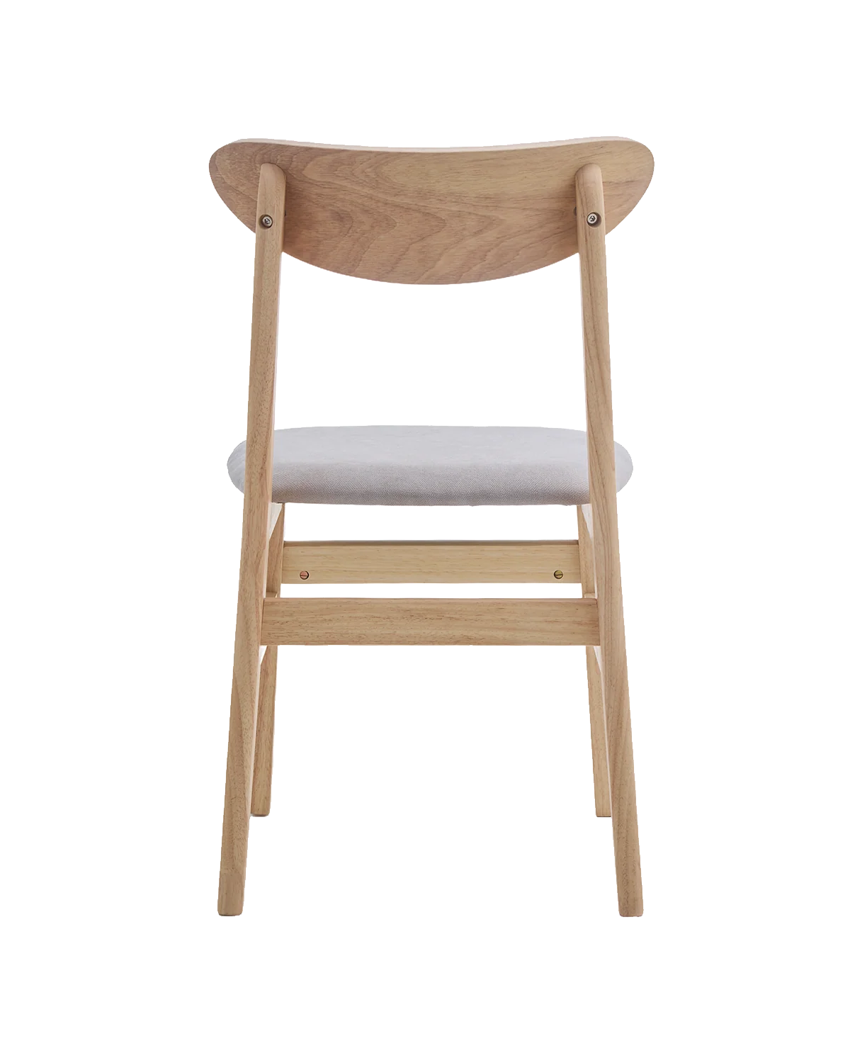Conjunto de 2 cadeiras de sala de jantar em madeira Tanya