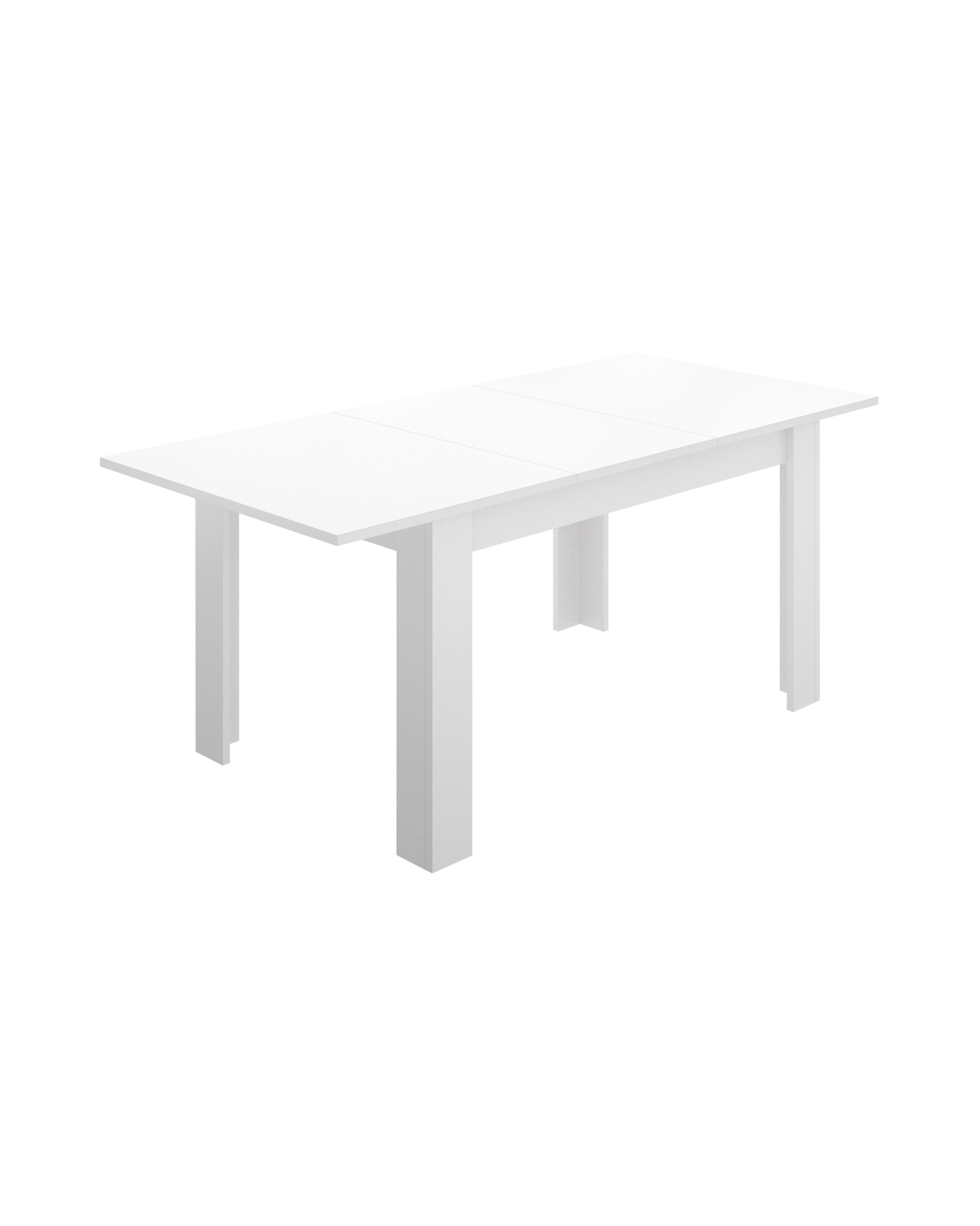 Pack de sala de estar e sala de jantar Ken, em carvalho/branco, com três peças