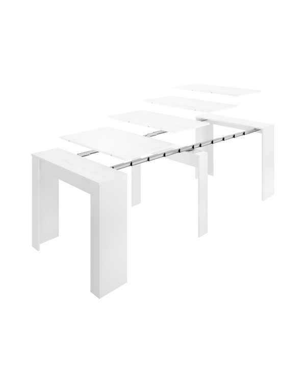 Pack de poupança com mesa extensível Kiona e cadeiras Corina