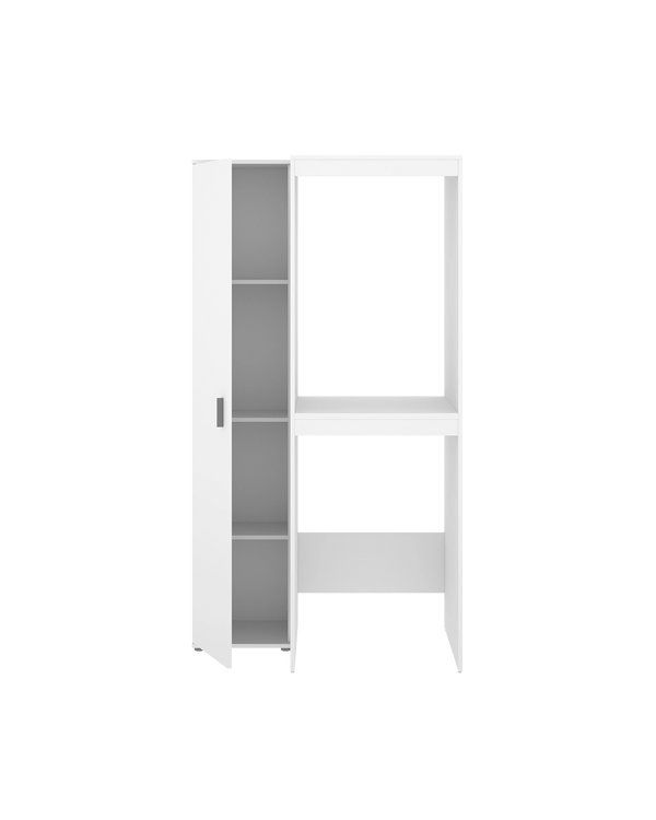 Armario para lavadora secadora con columna auxiliar 1 puerta Fit