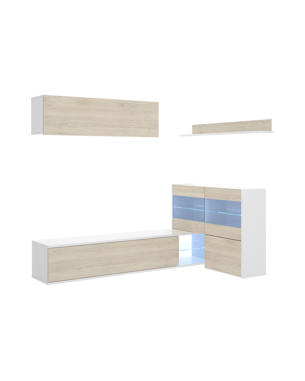 Móvel de sala com luz Uma