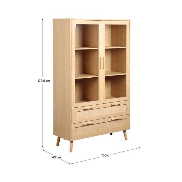 Vitrine de Rattan Clare