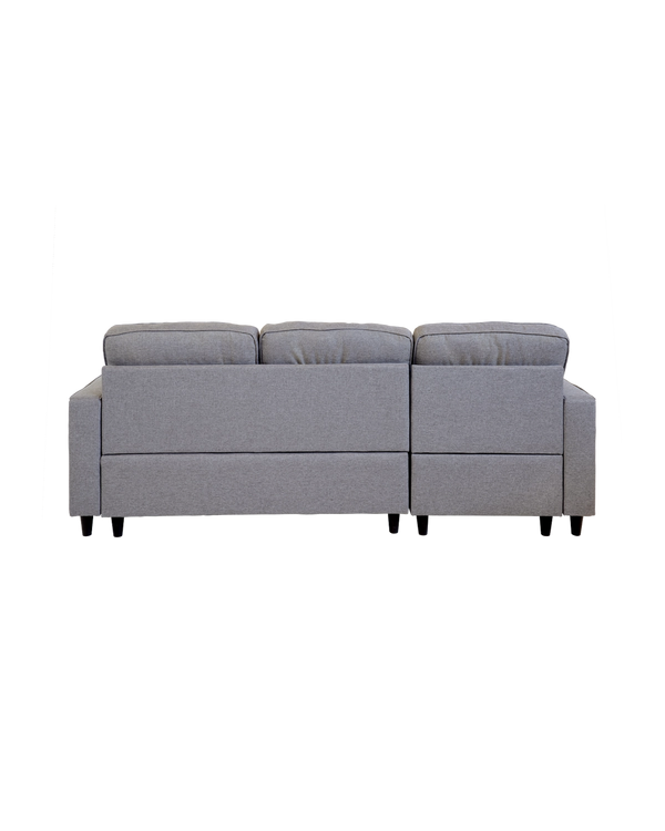 Sofá com chaise longue reversível Karla