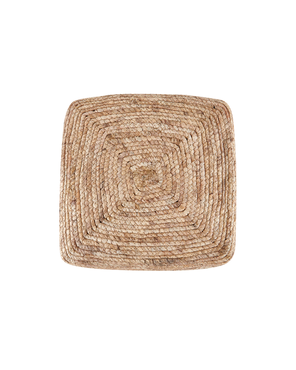 Puff em rotim natural Suzzette