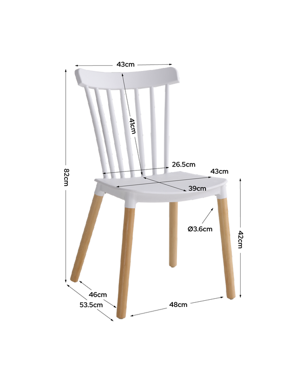 Pacote de mesa Nola e cadeiras Kaye económico