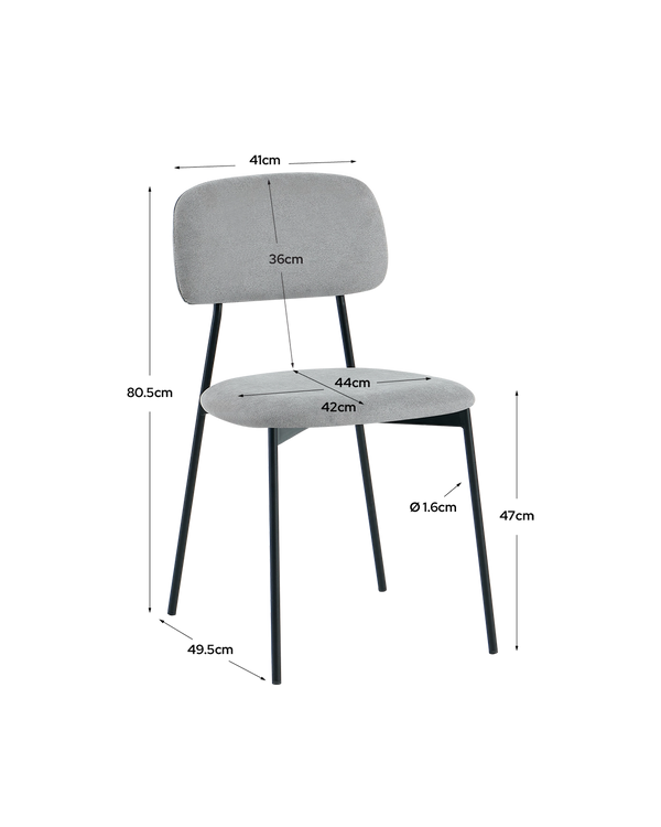 Pacote de poupança com mesa Bertha e cadeiras Bonnie