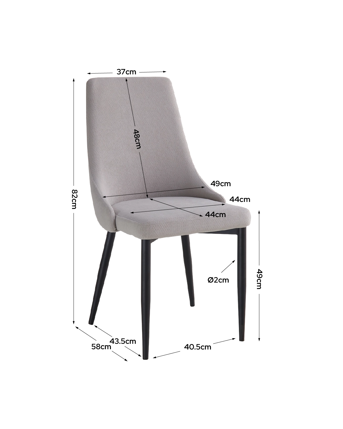 Pacote poupança de mesa extensível Ebony e cadeiras Agnes